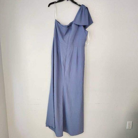 AFTER SIX Bowed One-Shoulder Trumpet Gown - Picture 6 of 9